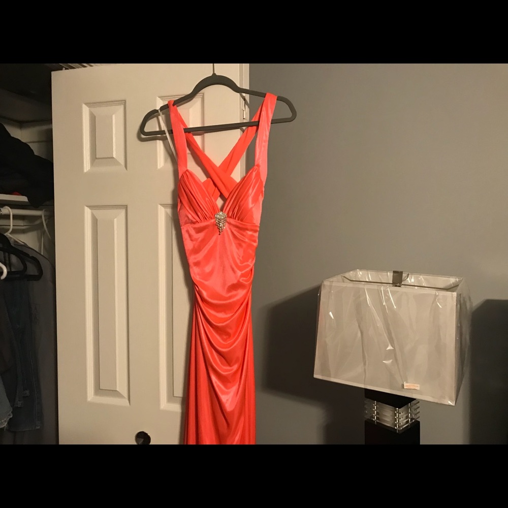 Women’s pink gown